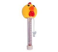 Floating Pool Temperature Gauge - Chic | Pond Water Temperature Gauge For Swimmers And Gardens, Floating Chick Thermometer For Summer Pools, Durable; Perfect For Monitoring Lake And Pond Comfort