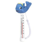 Floating Pool Temperature Gauge - Fish Shape Waterproof Thermometer | Aquarium Water Temperature Sensor For Pool, Backyard, Home And Summer Use | Floating Water Monitor For Swimmers, Homeowners