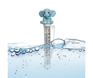 Floating Pool Temperature Meter - modern portable durable Elephant Design Water Gauge, high-performance, String Outdoor Indoor Spa, Hot Tub | Outdoor Indoor Spa Hot Tub elegant premium