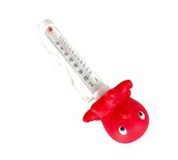 Floating Pool Thermometer - ABS 10x22.5cm Duck Octopus Design Water Temperature Gauge With Floating Rope - Fun Waterproof Pool Spa Hot Tub Bathtub Aquarium Accessory - Kids And Adult Swimming