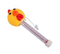 Floating Pool Thermometer - Chick Shape Thermometer, Waterproof Floating Sensor with Scale Precision Display, Pond Water Monitor, Swimming Pool Accessory, Thermal Gauge for Summer Water Gardens