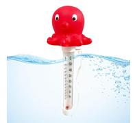 Floating Pool Thermometer - Fun Duck Octopus Shaped Thermometer With Float Rope | Compact Practical For Swimming Pools Spa Pools Hot Spring Baths Bathtubs Aquariums - Kids Adults Swimming Accessory