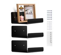 Floating Shelf - Acrylic, 3,94x3.94x1.97in Frame Organizer Space-Saving Display | Wall-Mounted Clear Acrylic Photo Display Shelf, Picture Ledge For Living Room, Bedroom, Bathroom, Kitchen, Office