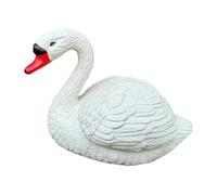 Floating Swan Statue | ABS, 11.8in X 7.1in X 9.1in, 210g | Outdoor Garden Pool Decoration, Yard Water Feature | Pond, Patio, Swimming Pool, Lawn Ornament
