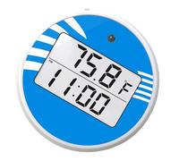 Floating Thermometer with Countdown Timer - Portable LCD Display Temperature Monitor for Adults, Kids | Battery Operated Cold Water Meter for Swimming Pool, Ice Barrel, Bathtub, Wellness Spa
