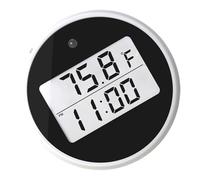 Floating Thermometer with Countdown Timer - Portable LCD Display Temperature Monitor for Adults, Kids | Battery Operated Cold Water Meter for Swimming Pool, Ice Barrel, Bathtub, Wellness Spa