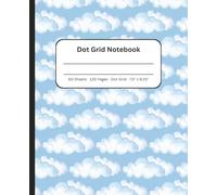 Floating Thoughts: A Dot Grid Notebook 7.5 x 9.25 in 60 sheets 120 Pages For kids teens and adults: Perfect for notes, doodles, or bullet journaling