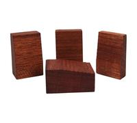 Floating Tremolo Set Up Blocks, 4 Sizes Wood Guitar Tremolo Wedge, Multifunctional String Changing Tool, Easy Set-Up Guitar Accessory, Enhances Sound Quality