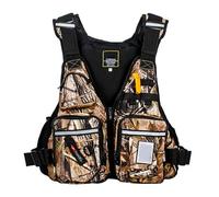 Floating Vest for Adults, Adjustable Buoyancy Aid, Reflective Multi-Pocket Safety Vest, for Kayaking Fishing Rafting Sailing