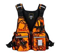 Floating Vest for Adults, Adjustable Buoyancy Aid, Reflective Multi-Pocket Safety Vest, for Kayaking Fishing Rafting Sailing