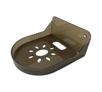 Floating Wall Shelf For Security Camera Support,Amarillo claro | montaje ahorra espacio, agujero para disipación de calor, ranura para almacenamiento de cables, display multipropósito