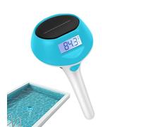 Floating Water Gauge - ABS Digital Solar Powered LCD Pool Water Temperature Tester 11.2x11.2x21cm | Floating Spa Hot Tub Pond Bathtub Camping Watêr Thermometer Monitor