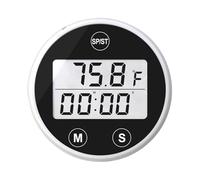 Floating Water Gauge | Floating Water Temperature Gauge with Timer | Easy Read Alarm Pond Test Waterproof Hot Tub Accessories for Women Men Adults