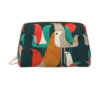 Flock of Birds - Organizador de maquillaje listo para viajar, bolsa de aseo portátil para mujer, Gold, Talla única, Neceser
