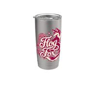 Flog Fox Kinky Flogging BDSM Vaso térmico de acero inoxidable de doble pared