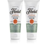 Floid After Shave Balm Vetyver Splash (100 ml), bálsamo barba hidratante para después del afeitado, tónico facial calmante con alantoína, glicerina y aloe vera (Paquete de 2)
