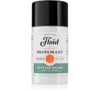 Floid Vetyver Splash Desodorante de Hombre sin Aluminio, Antimanchas, 75 ml | Con Sales de Magnesio, sin Parabenos, Frescor Duradero, Absorbe la Humedad, Regenerador e Hidratante, Aroma Vigorizante