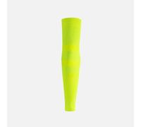 FLOKY 1pcs Manguito No Strain Evolution Multisport Tenis, Padel, Baloncesto Reduce las Vibraciones, Apoya Codo y Antebrazo.Manguito de Compresión, Estabiliza Tendones y Músculos Amarillo L-XL