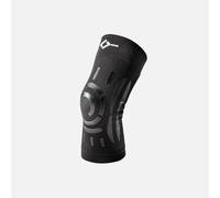 FLOKY Knee Support Rodillera Biomecánica Multisport Estabiliza Rodilla y Rótula Protege ligamentos y tendón rotuliano.Soporte articular.Reduce traumas e infecciones. (Negro, M/L, Izquierda)