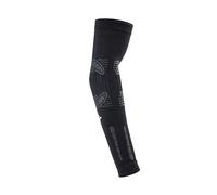 FLOKY No Strain 2pz manga deportiva biomecánica. Tenis, pádel, baloncesto. Reduce las vibraciones, sostiene el codo y el antebrazo. Manga de compresión, estabiliza tendones y músculos, Negro , XXL