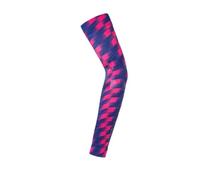 FLOKY NO STRAIN - Manguito biomecánico Fantasy Tokio, talla L/XL, morado y fucsia, protección para codo y antebrazo