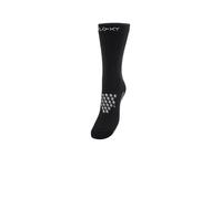 FLOKY S-Mash 2.0 Calcetines biomecánicos Tenis y Padel Antideslizante Protección Tobillo y tendón de Aquiles, Negro , L/XL