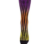 FLOKY - S-mash - Delhi - Calcetines Biomecánicos Deportivos - Negro/Amarillo - Talla L/XL - T3