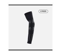 FLOKY No Strain 2pcs Manguito Deporte Biomecánico Tenis, Padel, Baloncesto Reduce las Vibraciones, Apoya el Codera y el antebrazo, estabiliza tendones y músculos, Negro , L/XL