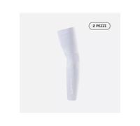 Floky No Strain 2pcs manga deportiva biomecánica Tenis, pádel, baloncesto Reduce las vibraciones, apoya el codo y el antebrazo. Manga de compresión, estabiliza tendones y músculos, blanco, blanco, M