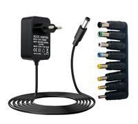 Flomiara Adaptador de fuente de alimentación de 12 V, 2 A, conector 5,5 x 2,1 mm, fuente de alimentación de 12 V con cable de 1,2 m, adaptador AC 100-240 V, 50-60 Hz, salida CC 36 W, adecuado para