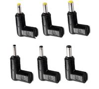 Flomiara Pezzi Kit Adattatore da USB C a DC 5 V, adaptador angulado USB C a DC PD, convertidor de 90 grados de potencia para ordenador portátil, adaptador de carga