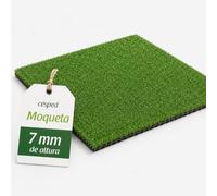 FLONATUR Moqueta Césped Artificial 7 mm. Rollo 2x5 para Exterior e Interior, Niños y Perros. Varias medidas de rollos, 73.500 Puntadas 2.200 Dtex, vallas de jardín, cercas de piscinas…