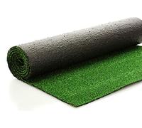 FLONATUR Moqueta Cesped Artificial Rollo de 1x2,5m de 7mm para Exterior e Interior, Niños y Perros, 73.500 Puntadas 2.200 Dtex. vallas de jardín, cercas de piscinas