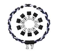 Flongo Collar de béisbol para niños - Cadena deportiva con triple cuerda Tornado con colgante de cruz, joya inspirada para niños de 8 a 12 años (I CAN DO ALL THINGS PHL 4:13), Einheitsgröße, Silicona