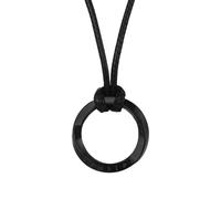 Flongo Collar de runas vikingas para hombre: colgante nórdico de plata 24 Futhark con giro Möbius, amuleto nórdico de acero inoxidable, talismán de protección antigua, regalo de joyería pagana celta