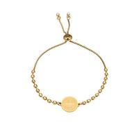 Flongo Pulsera de oro de San Benito - Pulsera de fe ajustable para hombre y mujer - Joyería religiosa católica con dije de cruz - Amuleto de protección espiritual Regalo cristiano símbolo de fe