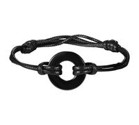 Flongo Pulsera Urna Cenizas Vida: Anillo De Vida Acero Inoxidable Cuerda Tejida Ajustable - Joyería Eterna Recuerdo Urna Cenizas Para Seres Queridos Mascotas Funeral