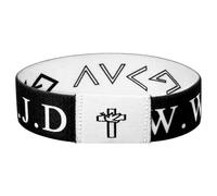 Flongo WWJD Pulsera con chip NFC para hombres: Cruz Paloma de la Paz Diaria Versículo Biblia Pulsera Elástica Cristiana Brazalete para Hombres y Mujeres Jesús Regalo Religioso para Christian
