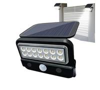 Flood Lights Outdoor, 3 Modes 180° Wide-Angle Motion Sensor Lamp, Solar Powered LED Security Light Durable Waterproof For Yard Patio Path Walkway Lawn Driveway Porch Landscaping Sidewalk Pool Courtyar
