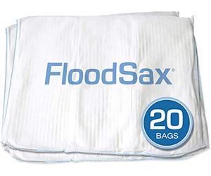 FloodSax FS20R Barrera de inundación Absorbente de Agua, 19 x 20 Pulgadas, Blanco, pack de 20