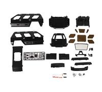 Floolinct Carcasa de carrocería de Coche RC con Distancia Entre Ejes de 324mm, plástico Duro Negro, Accesorios de Coche RC para Coche Traxxas 1/10 RC