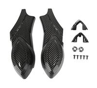 Floolinct Cubiertas de pernos del eje basculante trasero de motocicleta, Protector de patrón de fibra de carbono, actualización elegante para Indian Scout Sixty 2016-2022