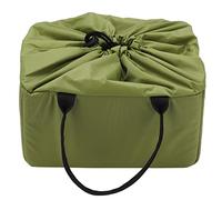 Floolinct Funda para Lentes DE Bolsa para CÁMARA con PARTICIÓN Acolchada Impermeable para DSLR SLR - Material DE Nylon Verde