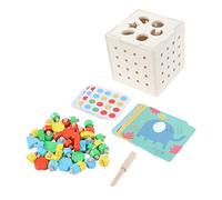 Floolinct Puzzle Educativo de Madera con Formas y Colores para Niños - Juguete de Clasificación CE, Ideal para Desarrollo Motor Fino y Aprendizaje Temprano