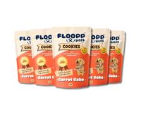 Floopp Bites Galletas Hipoalergénicas para Perros Sin Cereales 95g x 5 | Galletas naturales para perros · Crujientes · Ingredientes naturales · Estómagos sensibles · Manzana y zanahoria
