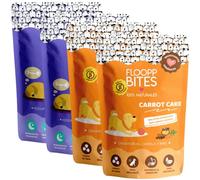 Floopp Bites Snack Natural para Perros, Mix de Galletas Crujientes Relajantes e Hipoalergénicas, Pack 4x100g