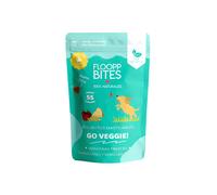 FlooppBITES Soft Snacks para perros 100% Naturales - Textura masticable - Go Veggie! x 6 Pack (300gr.)