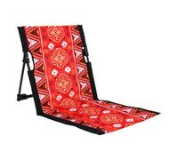 Floor Chair with Back Support, Heavy-Duty Padded Outdoor Recliner