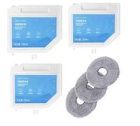 Floor cleaning solution Special Cleaning Fluid compatible For Xiaomi,compatible for Dreame L10s Ultra/ S10/ S10 PRO /S10 Plus Vacuum Cleaner Accessories 300ml Cleaning Fluid with free mop pads(3pack(