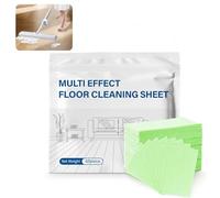 Floor Cleaning Tablets Multi-Surface Cleaner, Floor Cleaner Tablets, Dissolvable Floor Cleaning Sheets for Hardwood Tile Vinyl Laminate Walls Mopping(Green,60Pcs)